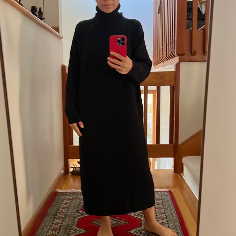 Free People Turtleneck Knit Maxi Dress